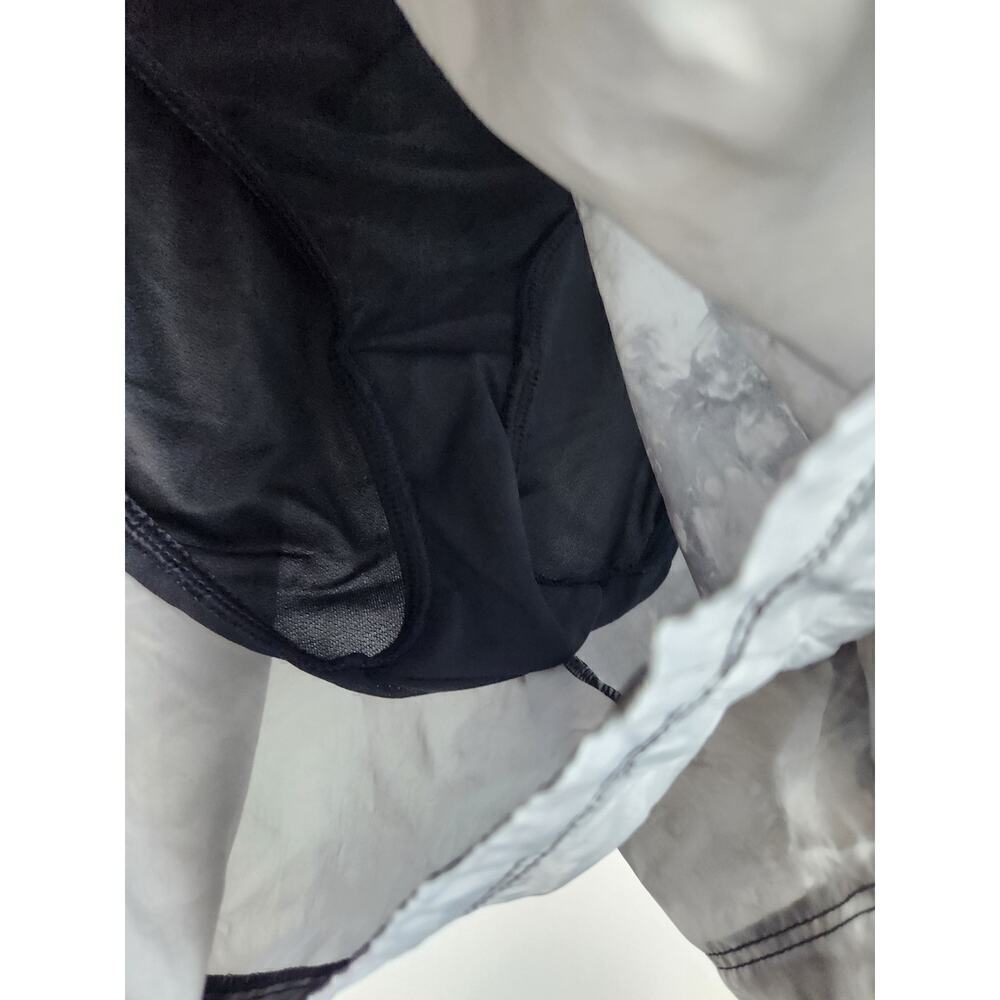 Nike womens trail shorts sz M built-in liner stash pockets marbled gray gorpcore - Picture 3 of 11